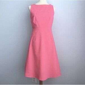 Isaac Mizrahi x Target Size 4 Women's Dress Sleeveless Fit Flare Seersucker Full